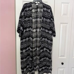 Free Press Black and White Swim Coverup